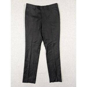 Indochino 29x31 100% Wool Black Dress Suit Pants Slim Fit